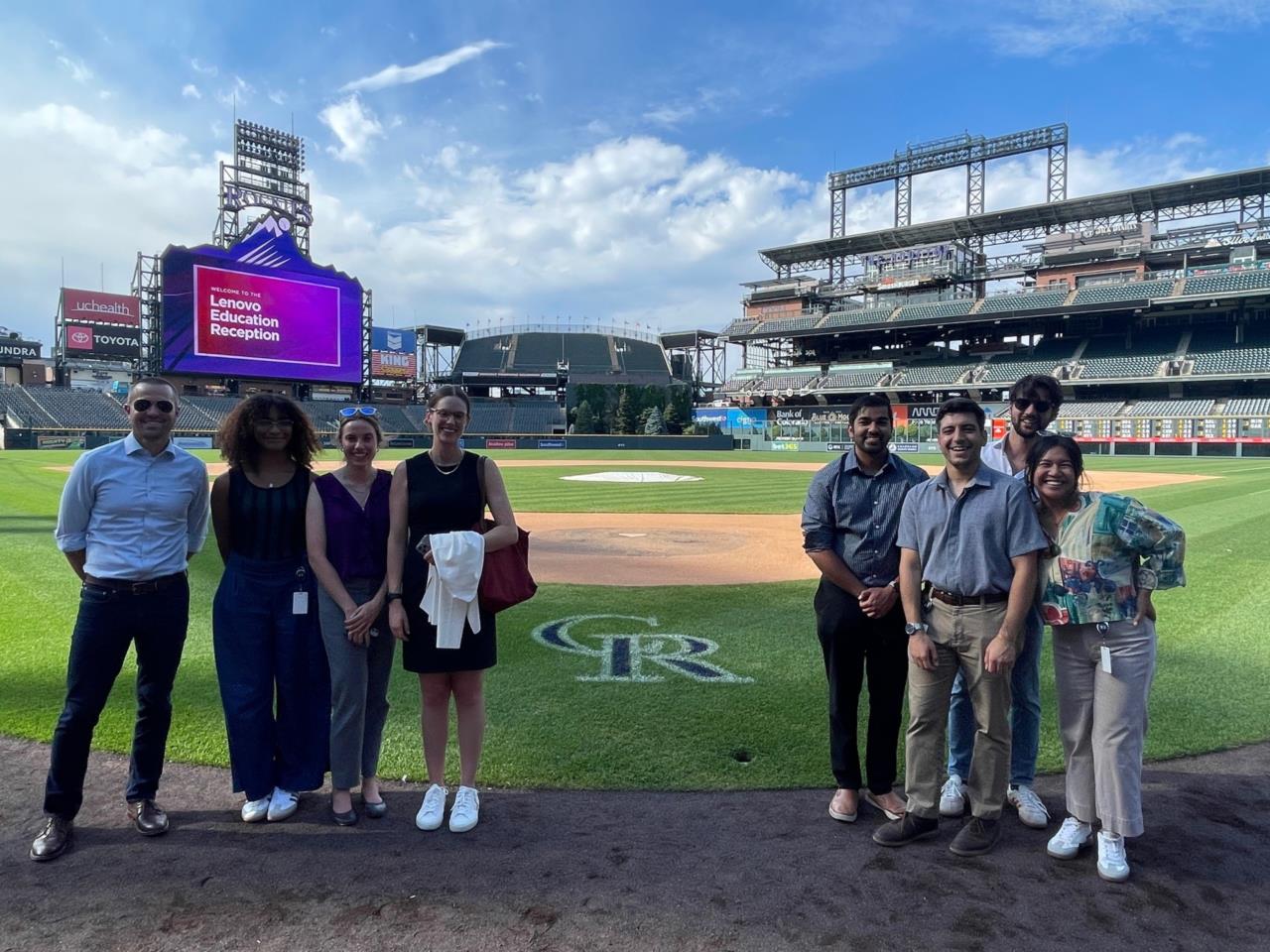 2024 clerks visit the Rockies stadium.